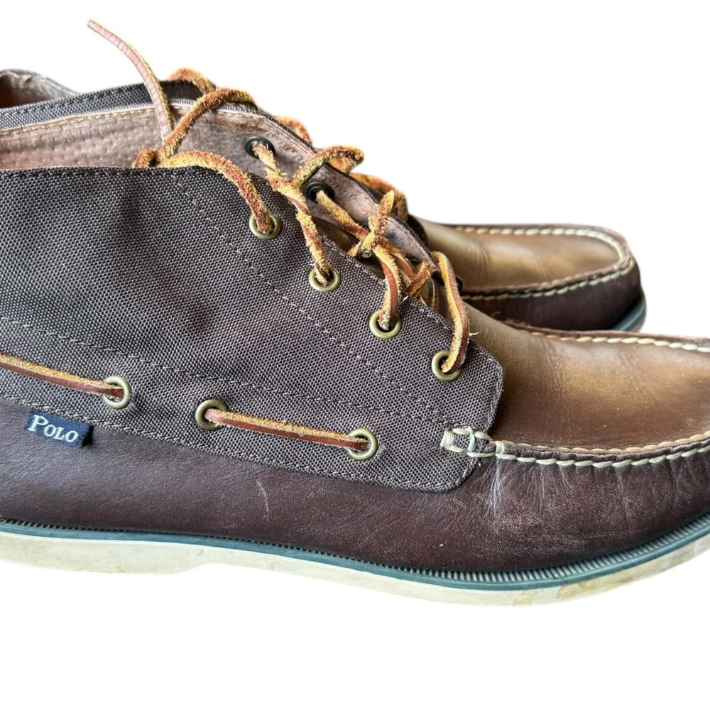 Polo by Ralph Lauren Men's Brawley lace up ankle boot size 11